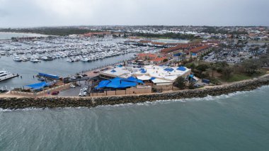 Hillarys, Avustralya 3 Haziran 2025: The Hillarys Boat Harbour of Perth CBD