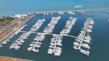 Hillarys, Avustralya 3 Haziran 2025: The Hillarys Boat Harbour of Perth CBD