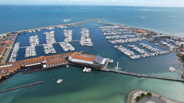 Hillarys, Avustralya 3 Haziran 2025: The Hillarys Boat Harbour of Perth CBD