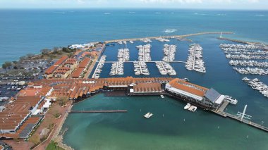 Hillarys, Avustralya 3 Haziran 2025: The Hillarys Boat Harbour of Perth CBD