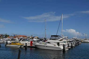 Hillarys, Avustralya 3 Haziran 2025: The Hillarys Boat Harbour of Perth CBD