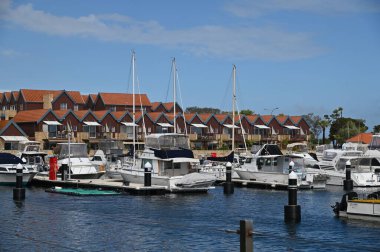 Hillarys, Avustralya 3 Haziran 2025: The Hillarys Boat Harbour of Perth CBD