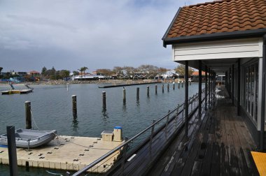 Hillarys, Avustralya 3 Haziran 2025: The Hillarys Boat Harbour of Perth CBD