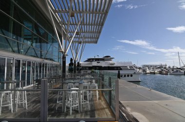Hillarys, Avustralya 3 Haziran 2025: The Hillarys Boat Harbour of Perth CBD