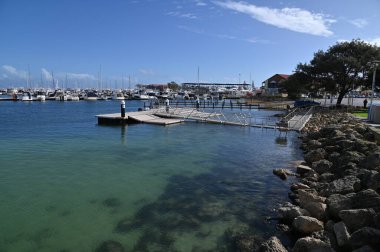Hillarys, Avustralya 3 Haziran 2025: The Hillarys Boat Harbour of Perth CBD