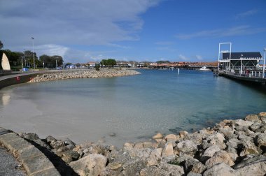 Hillarys, Avustralya 3 Haziran 2025: The Hillarys Boat Harbour of Perth CBD