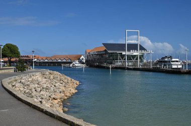 Hillarys, Avustralya 3 Haziran 2025: The Hillarys Boat Harbour of Perth CBD