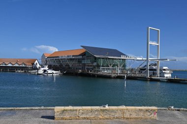 Hillarys, Avustralya 3 Haziran 2025: The Hillarys Boat Harbour of Perth CBD