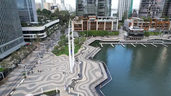 Perth, Avustralya 3 Haziran 2025: Perth CBD 'nin Elizabeth Rıhtımı
