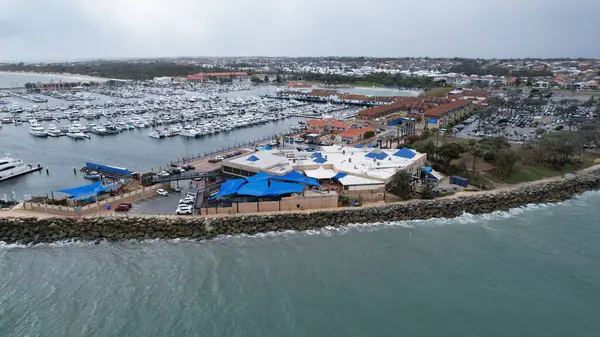 Hillarys, Avustralya 3 Haziran 2025: The Hillarys Boat Harbour of Perth CBD