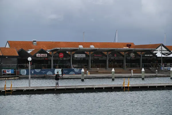Hillarys, Avustralya 3 Haziran 2025: The Hillarys Boat Harbour of Perth CBD