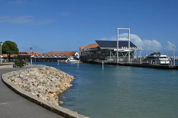 Hillarys, Avustralya 3 Haziran 2025: The Hillarys Boat Harbour of Perth CBD