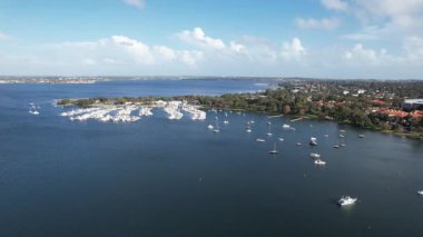 Perth, Avustralya 3 Haziran 2025: Perth 'in ünlü Mavi Tekne Evi