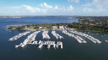 Perth, Avustralya 3 Haziran 2025: Perth 'in ünlü Mavi Tekne Evi