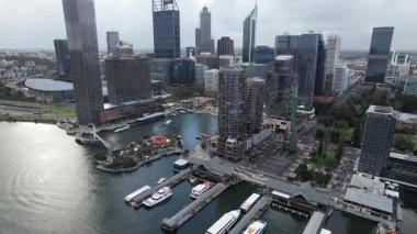 Perth, Avustralya 3 Haziran 2025: Perth CBD 'nin Elizabeth Rıhtımı