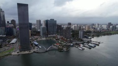 Perth, Avustralya 3 Haziran 2025: Perth CBD 'nin Elizabeth Rıhtımı