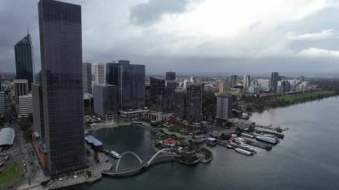 Perth, Avustralya 3 Haziran 2025: Perth CBD 'nin Elizabeth Rıhtımı