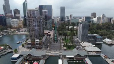 Perth, Avustralya 3 Haziran 2025: Perth CBD 'nin Elizabeth Rıhtımı