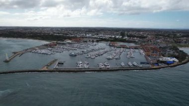 Hillarys, Avustralya 3 Haziran 2025: The Hillarys Boat Harbour of Perth CBD