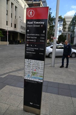 Perth, Avustralya 30 Mayıs 2025: Perth CBD sokakları