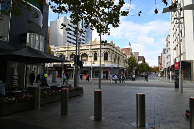 Perth, Avustralya 30 Mayıs 2025: Perth CBD sokakları
