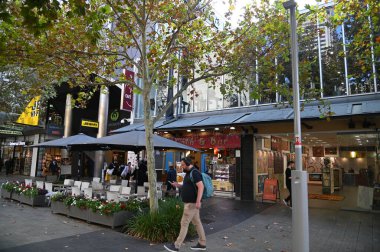Perth, Avustralya 30 Mayıs 2025: Perth CBD sokakları