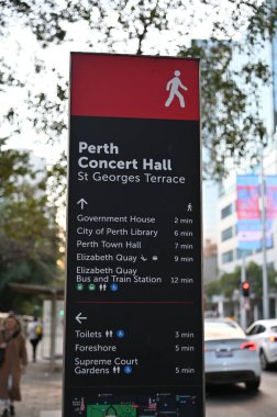 Perth, Avustralya 30 Mayıs 2025: Perth CBD sokakları