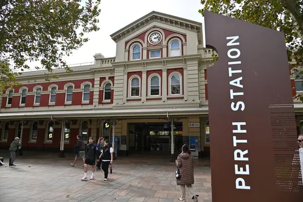 Perth, Avustralya 30 Mayıs 2025: Perth CBD sokakları