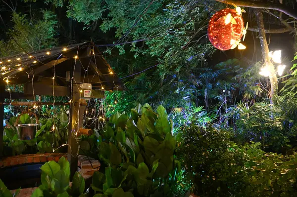 Kuching, Malezya - 8 Ağustos 2025: Yemek Festivali Sokak Fuarı