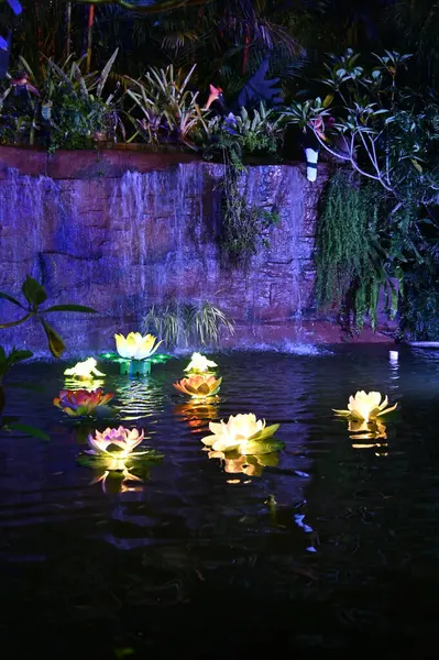 Kuching, Malezya - 8 Ağustos 2025: Yemek Festivali Sokak Fuarı