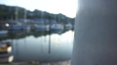 Whangarei Kasaba Havzası, Yeni Zelanda 'da iç açıcı bir öğleden sonra..