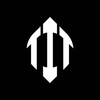 TIT circle letter logo design with circle and ellipse shape. TIT ellipse letters with typographic style. The three initials form a circle logo. TIT Circle Emblem Abstract Monogram Letter Mark Vector.