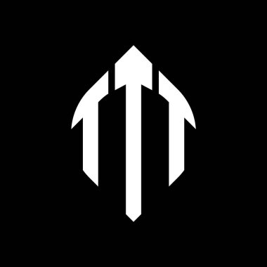 Çember ve elips şekilli TTT daire harf logosu tasarımı. Tipografik tarzda TTT elips harfleri. Üç baş harf daire şeklinde bir logo oluşturuyor. TTT Çemberi Amblemi Soyut Monogram Harf İşaretleyici Vektörü.