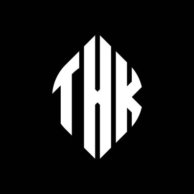 Çember ve elips şekilli TXK daire harf logosu tasarımı. Tipografik biçimli TXK elips harfleri. Üç baş harf daire şeklinde bir logo oluşturuyor. TXK Çember Amblemi Soyut Monogram Harf İşaretleyici Vektörü.