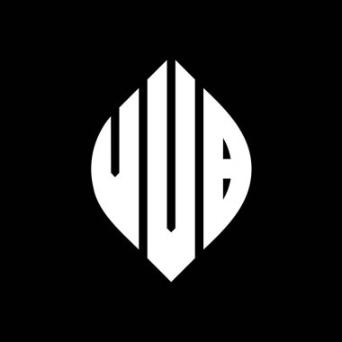 Çember ve elips şekilli VVB daire harf logosu tasarımı. Tipografik biçimli VVB elips harfleri. Üç baş harf daire şeklinde bir logo oluşturuyor. VVB Çember Amblemi Soyut Monogram Harf İşaretleyici Vektörü.