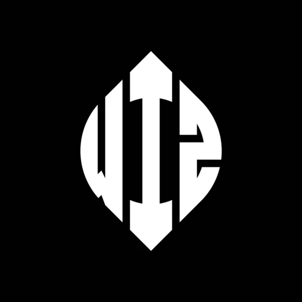 Diseño Del Logotipo Letra Del Círculo Wiz Con Forma Círculo — Vector de stock