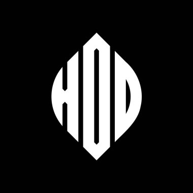 Çember ve elips şekilli XDD daire harf logosu tasarımı. Tipografik biçimli XDD elips harfleri. Üç baş harf daire şeklinde bir logo oluşturuyor. XDD Çember Amblemi Soyut Monogram Harf İşaretleyici Vektörü.