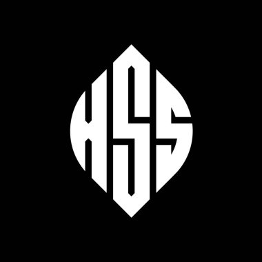 Çember ve elips şekilli XSS daire harf logosu tasarımı. Tipografik tarzda XSS elips harfleri. Üç baş harf daire şeklinde bir logo oluşturuyor. XSS Çember Amblemi Soyut Monogram Harf İşaretleyici Vektörü.