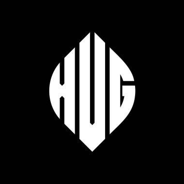 Çember ve elips şekilli XVG daire harf logosu tasarımı. Tipografik tarzda XVG elips harfleri. Üç baş harf daire şeklinde bir logo oluşturuyor. XVG Çember Amblemi Soyut Monogram Harf İşaretleyici Vektörü.