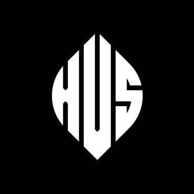 Çember ve elips şekilli XVS daire harf logosu tasarımı. Tipografik tarzda XVS elips harfleri. Üç baş harf daire şeklinde bir logo oluşturuyor. XVS Çember Amblemi Soyut Monogram Harf İşaretleyici Vektörü.