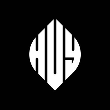 Çember ve elips şekilli XVY daire harf logosu tasarımı. Tipografik biçimli XVY elips harfleri. Üç baş harf daire şeklinde bir logo oluşturuyor. XVY Çember Amblemi Soyut Monogram Harf İşaretleyici Vektörü.
