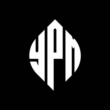Çember ve elips şekilli YPM daire harf logosu tasarımı. YPM elips harfleri tipografik tarzda. Üç baş harf daire şeklinde bir logo oluşturuyor. YPM Çemberi Amblemi Soyut Monogram Harf İşareti Vektörü. Çember ve ellip ile YPM daire harf logosu tasarımı