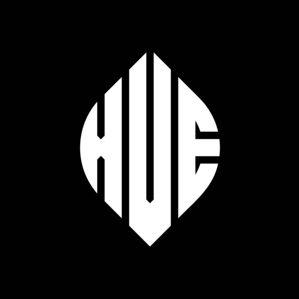 Дизайн Логотипу Букви Колом Еліпсовою Формою Еліпс Типографічним Стилем Три — стоковий вектор