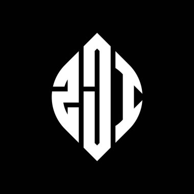 Çember ve elips şekilli ZJT daire harf logosu tasarımı. Typographic tarzında ZJT elips harfleri. Üç baş harf daire şeklinde bir logo oluşturuyor. ZJT Çember Amblemi Soyut Monogram Harf İşaretleyici Vektörü.