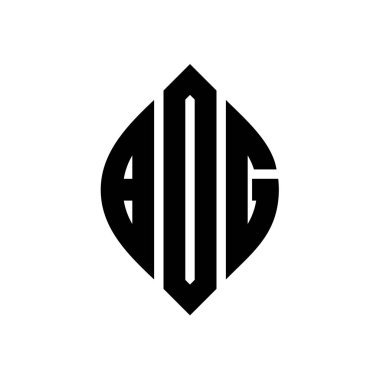 Çember ve elips şekilli BDG daire harf logosu tasarımı. Tipografik biçimli BDG elips harfleri. Üç baş harf daire şeklinde bir logo oluşturuyor. BDG Çember Amblemi Soyut Monogram Harf İşaretleyici Vektörü.