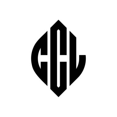 Çember şeklinde ve elips şekilli CCL daire harfli logo tasarımı. Tipografik tarzda CCL elips harfleri. Üç baş harf daire şeklinde bir logo oluşturuyor. CCL Çember Amblemi Soyut Monogram Harf İşaretleme Vektörü.