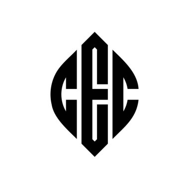 Çember ve elips şekilli MSK daire harf logosu tasarımı. MSK elips harfleri tipografik tarzda. Üç baş harf daire şeklinde bir logo oluşturuyor. CEC Çember Amblemi Soyut Monogram Harf İşaretleyici Vektörü.