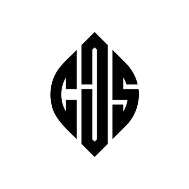 Çember ve elips şekilli CJS daire harf logosu tasarımı. Tipografik biçimli CJS elips harfleri. Üç baş harf daire şeklinde bir logo oluşturuyor. CJS Çember Amblemi Soyut Monogram Harf İşaretleyici Vektörü.