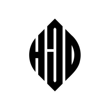 Çember ve elips şekilli HJD daire harf logosu tasarımı. HJD elips harfleri tipografik tarzda. Üç baş harf daire şeklinde bir logo oluşturuyor. HJD Çember Amblemi Soyut Monogram Harf İşaretleyici Vektörü.