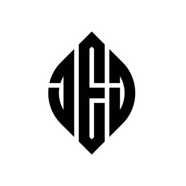 Dairesel ve elips şekilli JRJ daire harfli logo tasarımı. Tipografik tarzda JRJ elips harfleri. Üç baş harf daire şeklinde bir logo oluşturuyor. JRJ Çember Amblemi Soyut Monogram Harf İşaretleyici Vektörü.